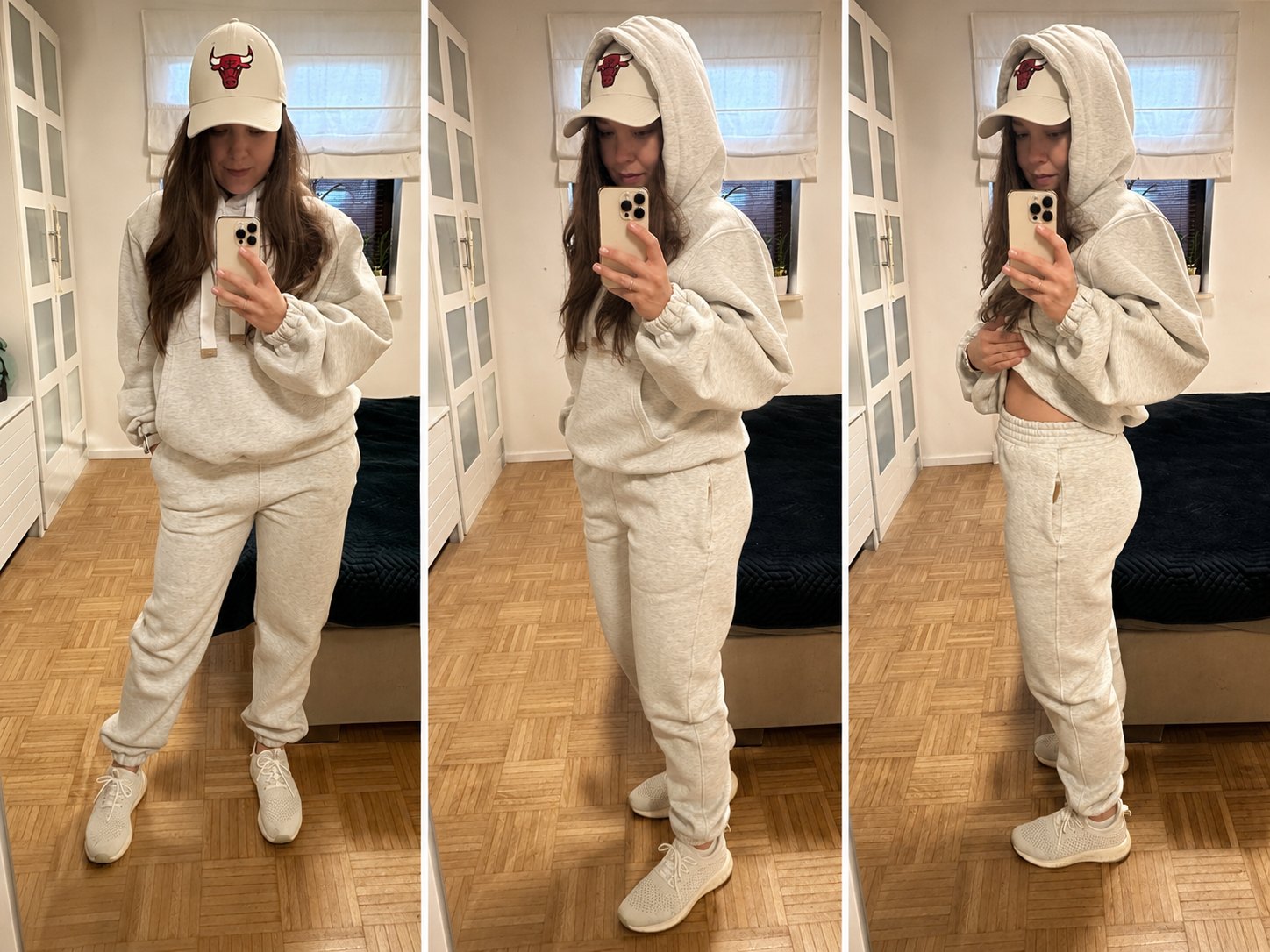 Komplet dresowy Comfy — jasny melanż